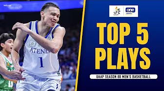 TOP 5 PLAYS | UAAP SEASON 88 MENâS BASKETBALL | OCTOBER 5, 2025 background