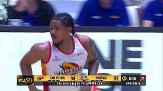 Nelle-Kwekuteye CONNECTION for Phoenix vs San Miguel in 4Q | PBA Season 50 Philippine Cup background