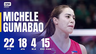 Michele Gumabao 22-PT MASTERCLASS for Creamline vs. Cignal | 2025 PVL INVITATIONAL | HIGHLIGHTS background