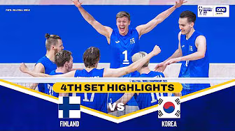 FINLAND vs. KOREA | SET 4 HIGHLIGHTS | 2025 FIVB MENâS WORLD CHAMPIONSHIP | SEPT 18, 2025
