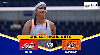 CIGNAL vs. FARM FRESH | SET 3 HIGHLIGHTS | 2025 PVL REINFORCED CONFERENCE | OCT 16, 2025 background