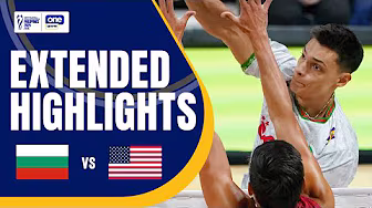 BULGARIA vs. USA | EXTENDED HIGHLIGHTS | 2025 FIVB MEN'S WORLD CHAMPIONSHIP | SEPT. 25 background