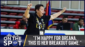 UST head coach Haydee Ong on Breana Pineda’s performance | #OSOnTheSpot