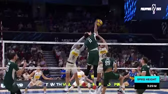 Wilfredo Leon DETONATES for Poland vs. Italy in Set 2 | 2025 FIVB Men's World Championship background