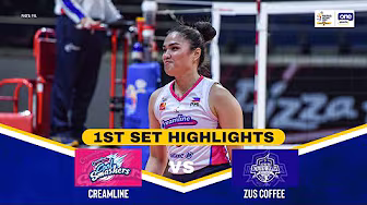 ZUS COFFEE vs. CREAMLINE | SET 1 HIGHLIGHTS | 2025 PVL INVITATIONAL | AUGUST 29, 2025 background