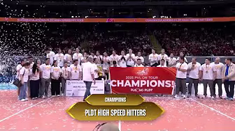 PLDT High Speed Hitter Gold Medal Awarding Ceremony | 2025 PVL ON TOUR background