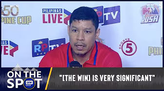 Coach Willy Wilson on Phoenix’s upset victory over San Miguel | #OSOnTheSpot