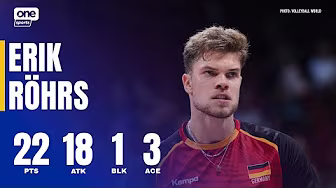 Erik Röhrs DELIVERS 22 PTS vs. Slovenia | 2025 FIVB MEN'S VOLLEYBALL WORLD CHAMPIONSHIP | HIGHLIGHTS