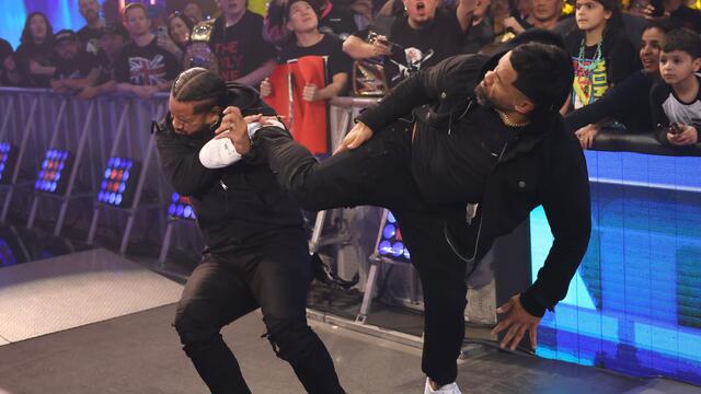 Jey Uso lays out Roman Reigns and his brother Jimmy