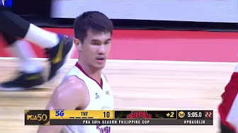 Aguilar, Rosario CONTINUOUS SCORING for Brgy. Ginebra vs. TNT | PBA Season 50 Philippine Cup background