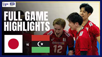 JAPAN vs. LIBYA | FULL GAME HIGHLIGHTS | 2025 FIVB MEN’S WORLD CHAMPIONSHIP | SEPT 17, 2025