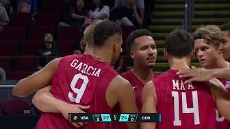 Team USA IGNITES A 5-0 RUN vs. Team Cuba in Set 3 đȘ | 2025 FIVB Menâs World Championship