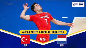TURKIYE vs. NETHERLANDS | SET 4 HIGHLIGHTS | 2025 FIVB MEN'S WORLD CHAMPIONSHIP | SEPT. 20