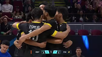 Leo Ordiales FIERY START for Philippines vs. Egypt in Set 1 đ„ | 2025 FIVB Menâs World Championship background