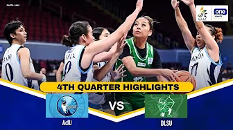 ADU vs. DLSU | 4TH QUARTER HIGHLIGHTS | UAAP SEASON 88 WOMEN’S BASKETBALL | OCT. 22, 2025 background