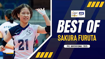 BEST OF SAKURA FURUTA | 2025 PVL INVITATIONAL CONFERENCE | HIGHLIGHTS background
