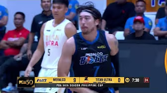 Meralco DROPS EARLY 11-0 START vs. Titan Ultra in 1Q | PBA Season 50 Philippine Cup