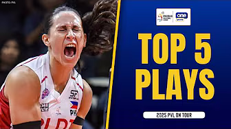 TOP 5 PLAYS | 2025 PVL ON TOUR SEMIFINALS | AUGUST 12, 2025