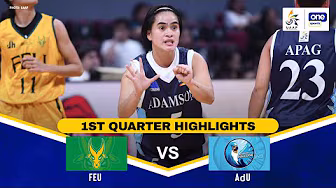 FEU vs. ADAMSON | 1ST QUARTER HIGHLIGHTS | UAAP SEASON 88 WOMENâS BASKETBALL | OCT. 5, 2025 background
