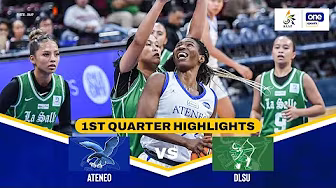 ADMU vs. DLSU | 1ST QUARTER HIGHLIGHTS | UAAP SEASON 88 WOMEN’S BASKETBALL | OCT 5, 2025 background