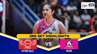 AKARI vs. PETRO GAZZ | SET 3 HIGHLIGHTS | 2025 PVL REINFORCED CONFERENCE | October 23, 2025