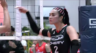 Aby Maraño ALL FIRED UP in Set 2 for Chery Tiggo vs. Cignal 🔥 | 2025 PVL on Tour