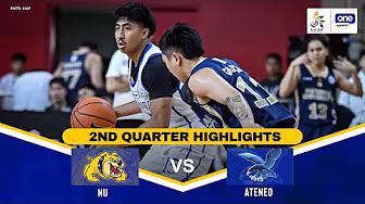 NU vs. ATENEO | 2ND QUARTER HIGHLIGHTS | UAAP SEASON 88 MEN’S BASKETBALL | OCT. 26, 2025 background