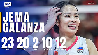 Jema Galanza ALL-AROUND PERFORMANCE for Creamline vs Chery Tiggo | 2025 PVL INVITATIONAL |HIGHLIGHTS