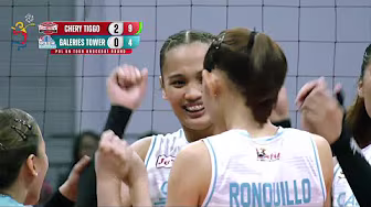 Jean Asis TOWERING PRESENCE for Galeries Tower vs. Chery Tiggo in Set 3 đ„ | 2025 PVL on Tour background