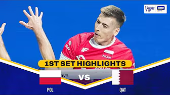 QATAR vs. POLAND | SET 1 HIGHLIGHTS | 2025 FIVB MEN'S WORLD CHAMPIONSHIP | SEPT. 15 background