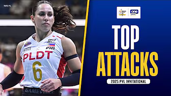 TOP ATTACKS OF THE WEEK | 2025 PVL INVITATIONAL | AUGUST 25–31, 2025 background