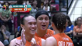 Robins-Hardy, Perez EXCHANGE 1-2 PLAYS in Farm Fresh-Galeries Tower match 💪🏻 | 2025 PVL on Tou