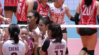 Deanna Wong WITH A SMART 1-2 PLAY for Choco Mucho vs. Petro Gazz 🙌 | 2025 PVL on Tour background