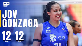 Jov Gonzaga UNLEASHES 12 PTS for ZUS Coffee vs. Creamline ☕ | 2025 PVL ON TOUR | HIGHLIGHTS
