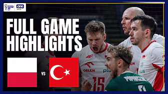 POLAND vs. TURKIYE | FULL GAME HIGHLIGHTS | 2025 FIVB MEN’S WORLD CHAMPIONSHIP | SEPT 24, 2025 background