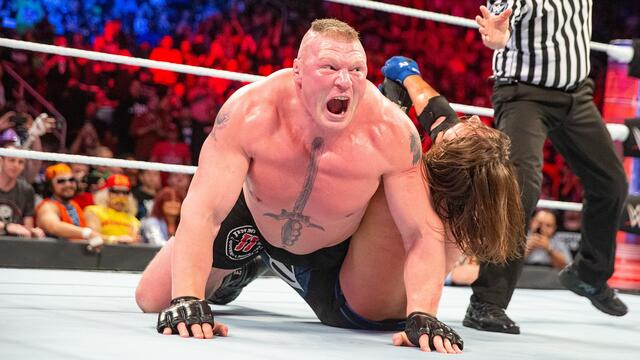 AJ Styles vs. Brock Lesnar - full Survivor Series 2017 rivalry history: WWE Playlist background