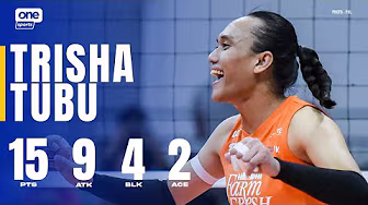Trisha Tubu DROPS 15-POINTS for Farm Fresh vs. Capital1 ЁЯПР | 2025 PVL ON TOUR | HIGHLIGHTS background
