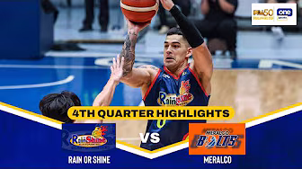 RAIN OR SHINE vs. MERALCO | 4TH QUARTER HIGHLIGHTS | PBA SEASON 50 PHILIPPINE CUP | OCT. 11, 2025