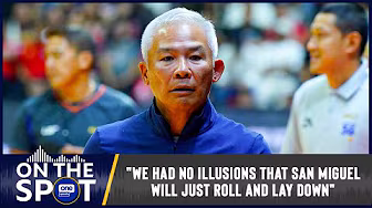 Coach Chot Reyes on TNT's dramatic victory vs. San Miguel in Finals Game 1 | #OSOnTheSpot background