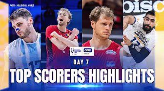 TOP SCORERS | DAY 7 | 2025 FIVB MEN'S WORLD CHAMPIONSHIP | SEPT. 18 background
