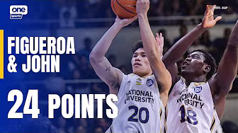 Figueroa, Omar COMBINED FOR 24 PTS for NU vs Ateneo | UAAP SEASON 88 MEN’S BASKETBALL | HIGHLIGHTS
