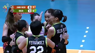 Nxled DROPS A FIERY 6-0 RUN vs. Farm Fresh in Set 2 🔥 | 2025 PVL on Tour background
