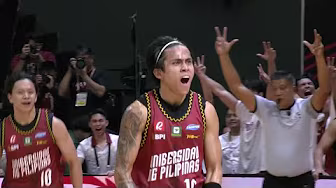 Rey Remogat BACK-TO-BACK THREES in 1Q for UP vs UE đ§ď¸ | UAAP Season 88 Menâs Basketball background