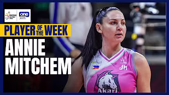 ANNIE MITCHEM | PLAYER OF THE WEEK | 2025 PVL REINFORCED CONFERENCE background