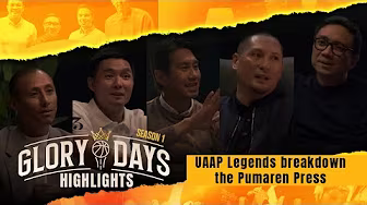 UAAP greats give their take on the Pumares Press | GLORY DAYS EP2 | HIGHLIGHTS background