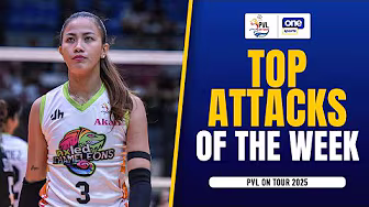 TOP ATTACKS OF THE WEEK | 2025 PVL ON TOUR | JULY 26-27, 2025 background