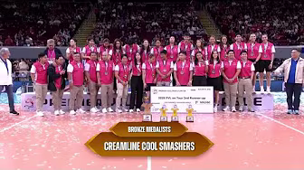 Creamline Cool Smashers Bronze Medal Awarding Ceremony | 2025 PVL ON TOUR