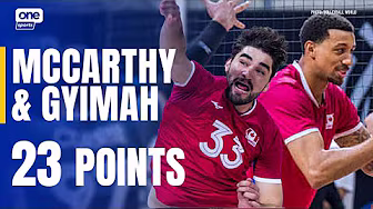 McCarthy, Gyimah’s COMBINED 23-PT POWER vs Libya 🤝 | 2025 FIVB MEN'S WORLD CHAMPIONSHIP | HIGHLIGHTS