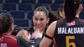 Savi Davison EXPLOSIVE PLAYS for PLDT vs. ZUS Coffee in Set 4 | 2025 PVL Invitational background