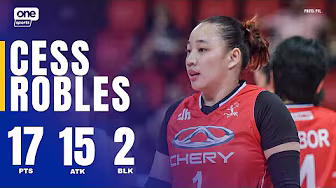 Cess Robles DROPS 17 PTS for the Chery Tiggo vs. ZUS Coffee 🚗 | 2025 PVL INVITATIONAL | HIGHLIGHTS
